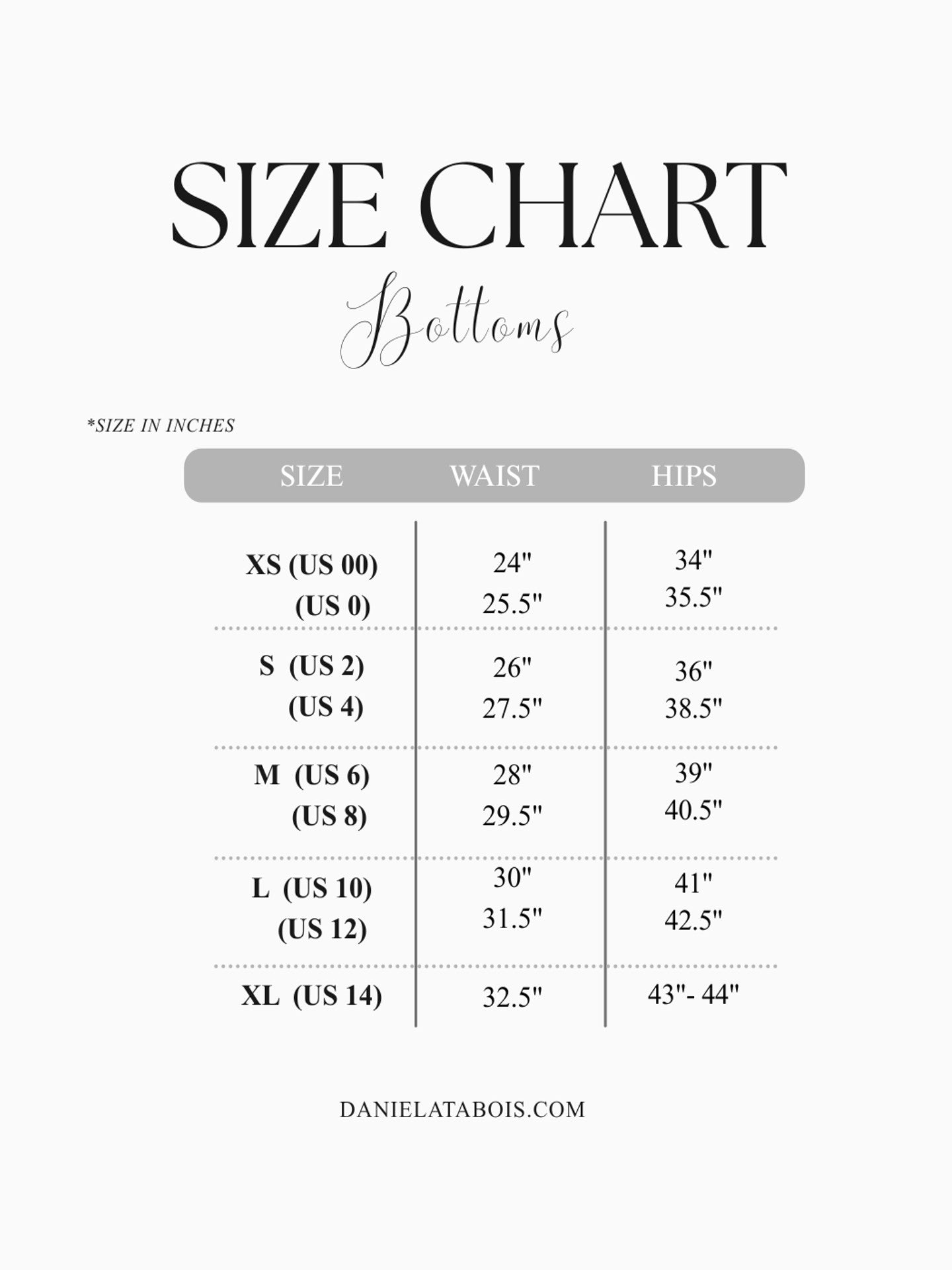 Luxury sequin silver flare pants size chart
