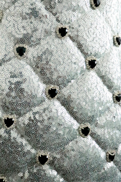 Architectural Sequin Corset Dress