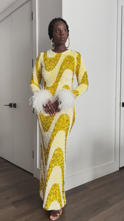 Sunni Sequin Maxi Dress